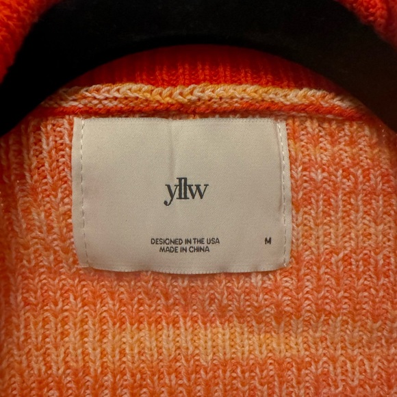 YLLW the Label Marigold Wrap Set - Orange Knit - Size M - Picture 7 of 16